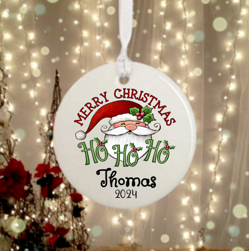 Ornament - Merry Christmas Ho Ho Ho