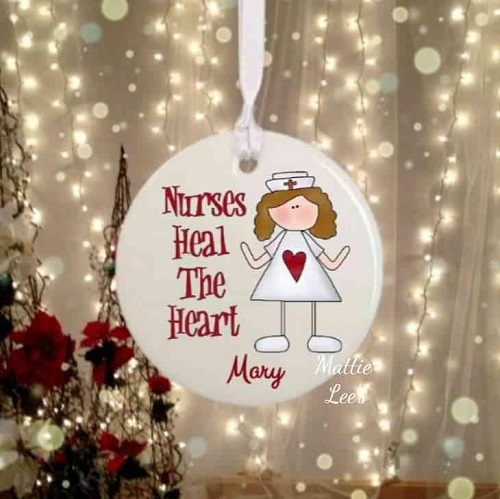 Ornament - Nurses Heal The Heart