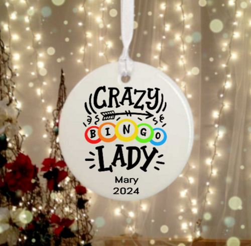 Ornament - Crazy Bingo Lady