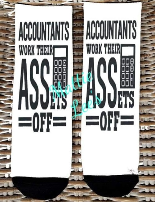 Socks - Accountants Work Their ASSets Off