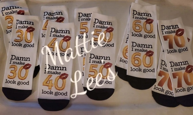 Socks - Birthday Age Theme