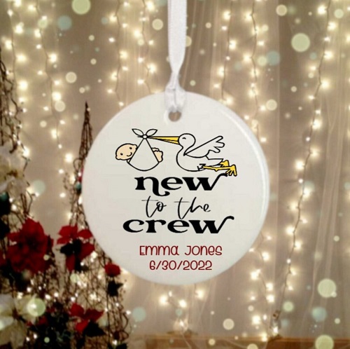 Ornament - New To The Crew Baby