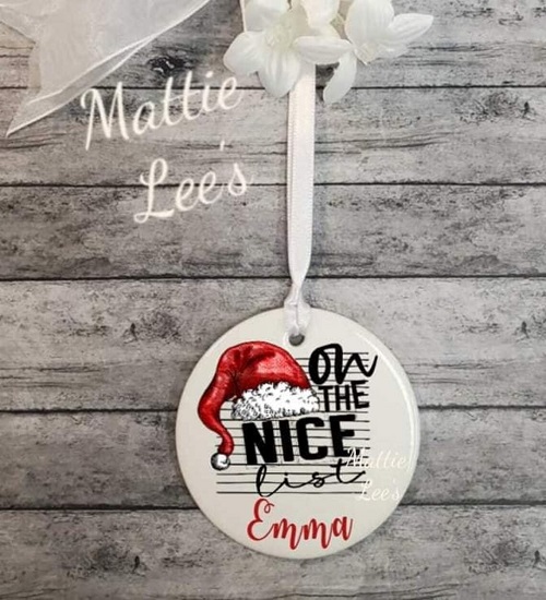 Ornament - On The Nice List