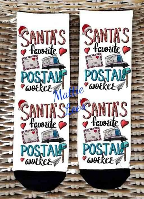 Socks - Santa's Favorite Postal Worker