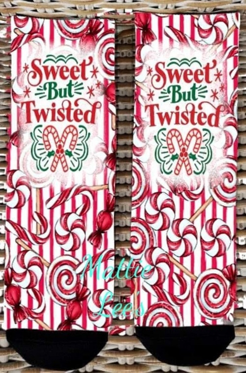 Socks - Christmas. Sweet But Twisted